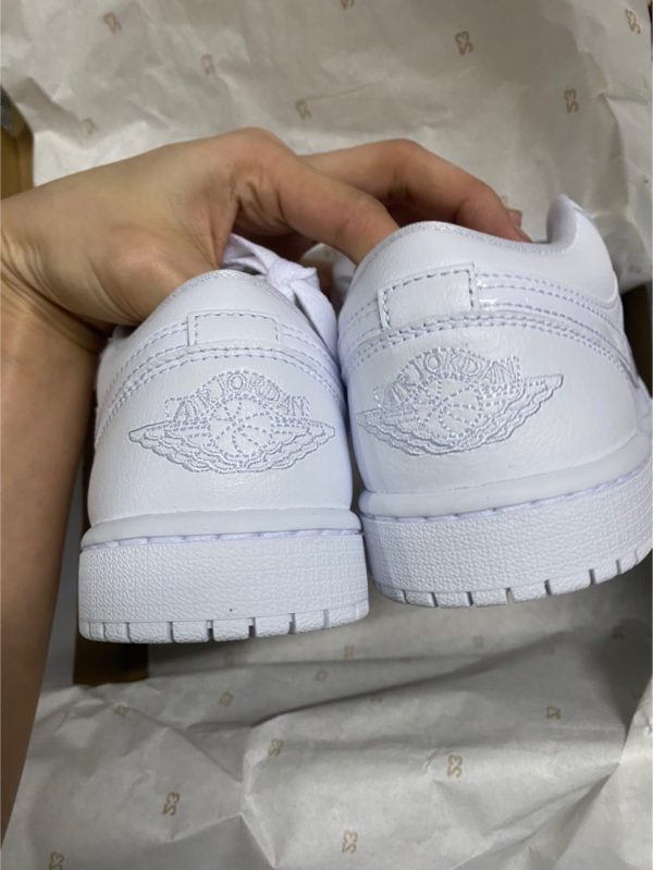 Nike Air Jordan 1 Low Triple White - Image 4