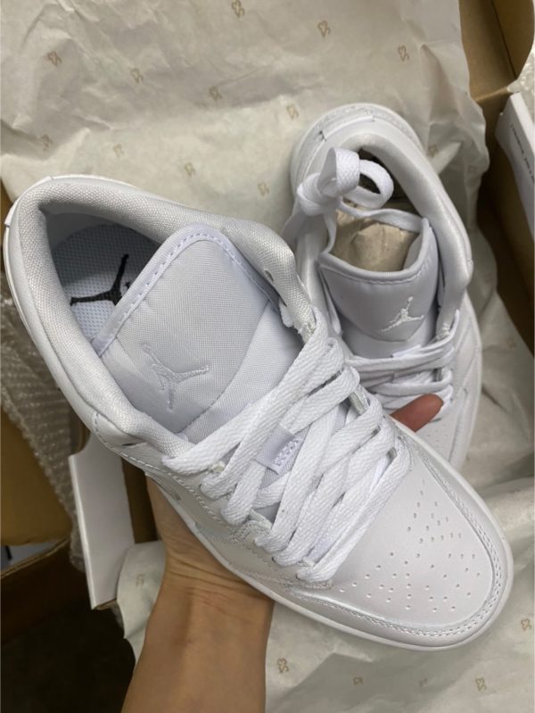 Nike Air Jordan 1 Low Triple White - Image 6