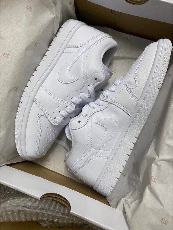 Nike Air Jordan 1 Low Triple White - Image 5