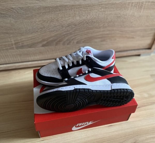 Nike Dunk Low Red Swoosh/Panda - Image 8