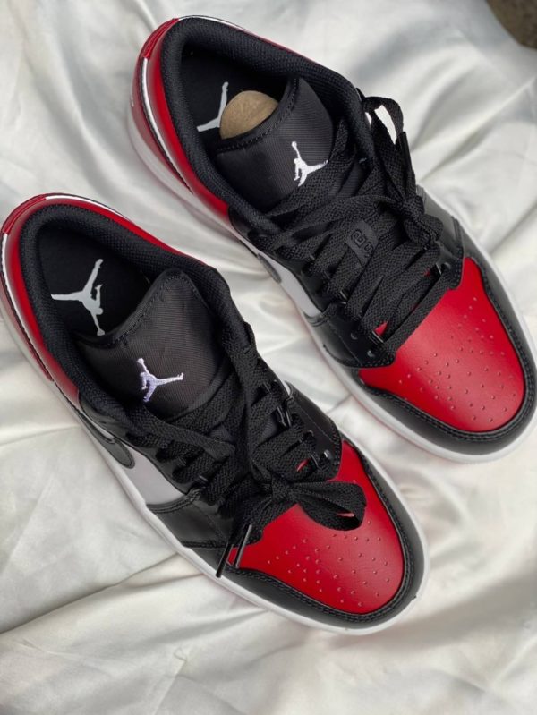 Nike Air Jordan 1 Low Bred Toe - Image 3