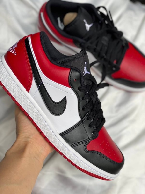 Nike Air Jordan 1 Low Bred Toe - Image 4