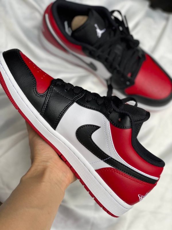 Nike Air Jordan 1 Low Bred Toe - Image 5