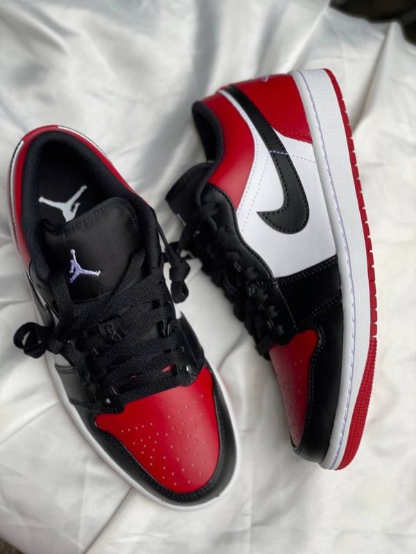 Nike Air Jordan 1 Low Bred Toe - Image 6