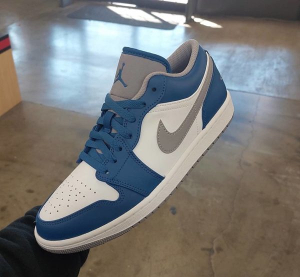 Nike Air Jordan 1 Low true Blue Grey - Image 4