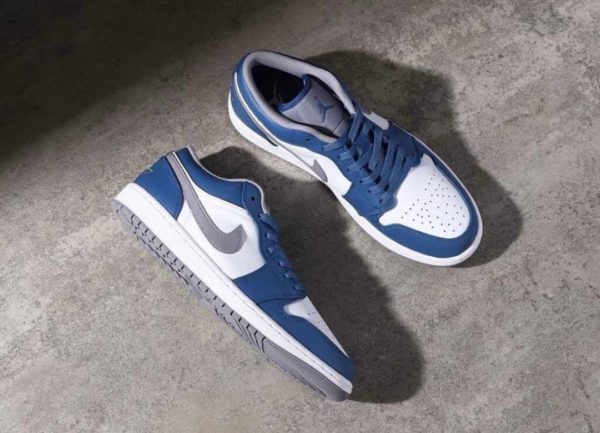 Nike Air Jordan 1 Low true Blue Grey