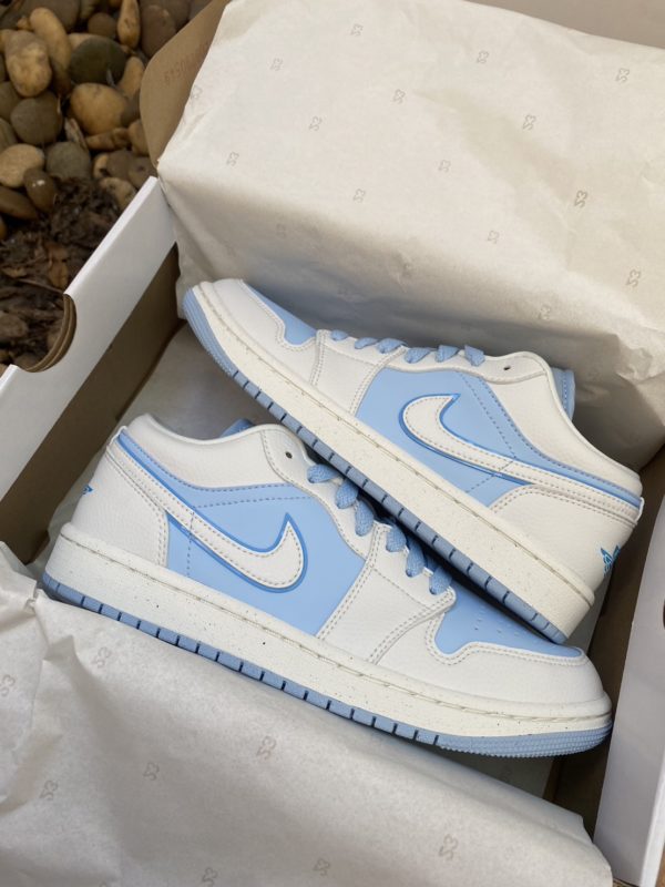 Nike AirJordan1 Low IceBlue - Image 2
