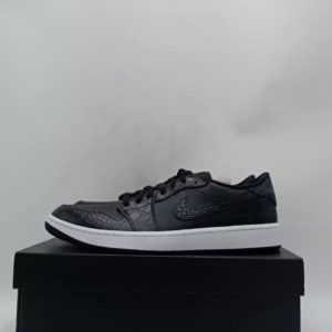 Nike Air Jordan 1 Low Golf  black Crocodile Skin