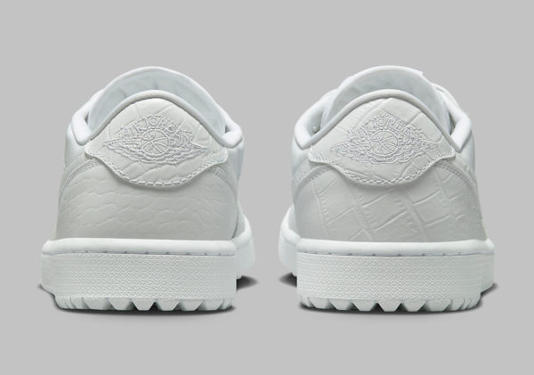 Nike Air Jordan 1 Low Golf White Crocodile Skin - Image 9