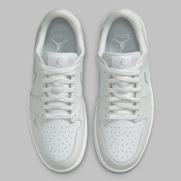 Nike Air Jordan 1 Low Golf White Crocodile Skin - Image 6