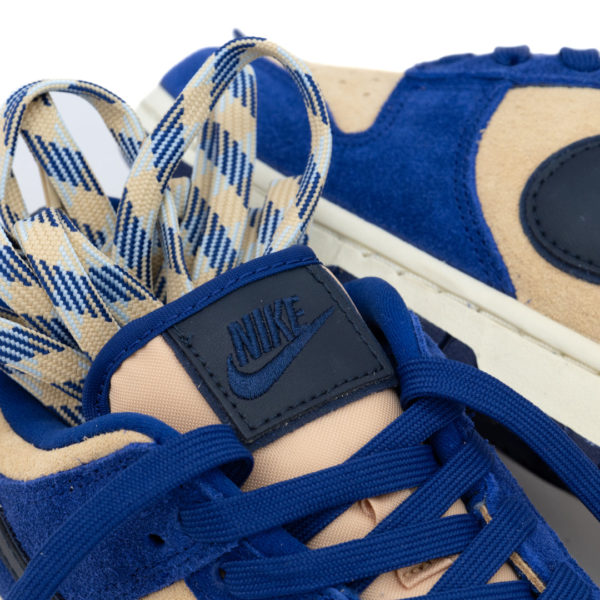 Nike Dunk Low Blue Suede วัสดุเป็นหนังกลับ - Image 5