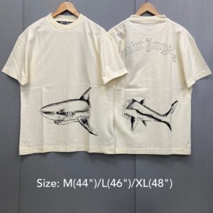 Palm angels BROKEN SHARK  T-SHIRT 📌(ทักเชทก่อนสั่งซื้อ
